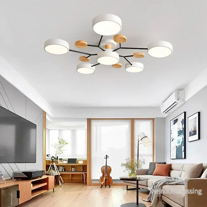 NordicGlow | Grenad LED-taklampa i skandinavisk stil
