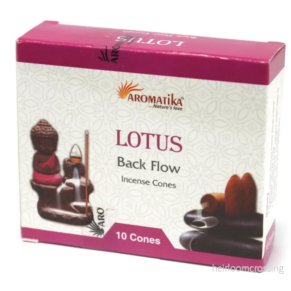 Aromatika Backflow-rökelsekoner – 10 st (flera dofter) - Bild 3