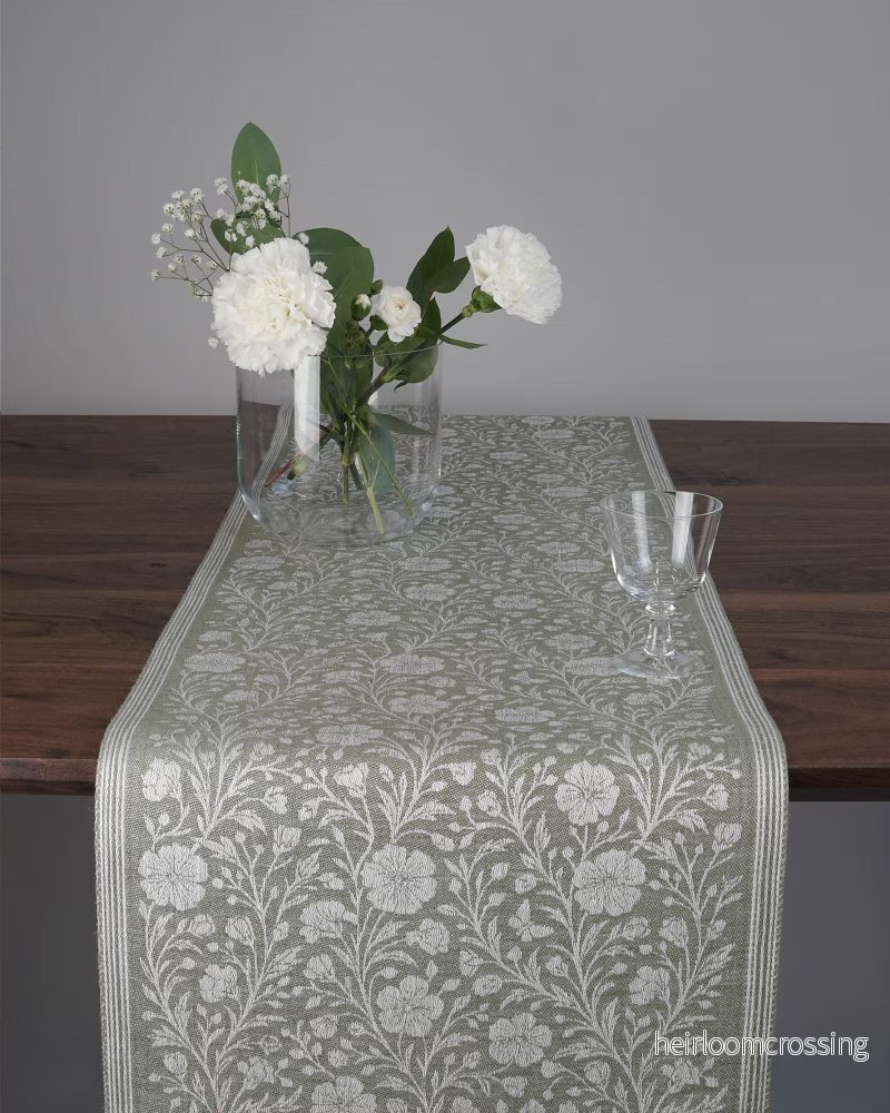 Blååker löpare Dimgrön- Hanna Wendelbo – 35*110 cm Blååker löpare Dimgrön- Hanna Wendelbo – 35*110 cm