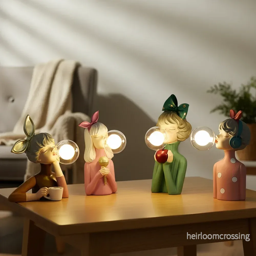 Dekorativ lampa med glasrör - CozyMuse