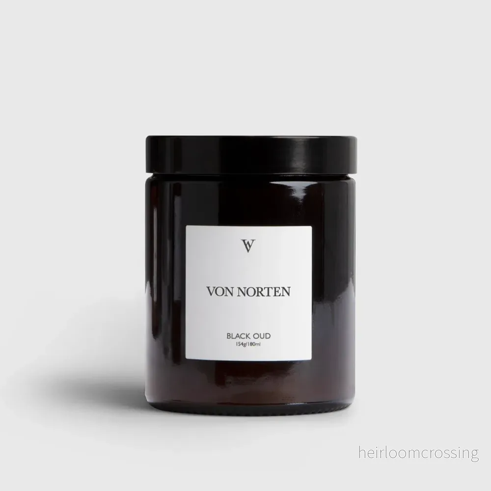 Black Oud Scented Candle