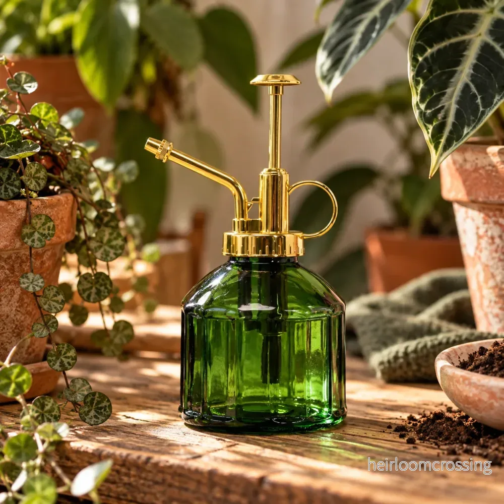 Blomspruta (grönt glas) Blomspruta (grönt glas)