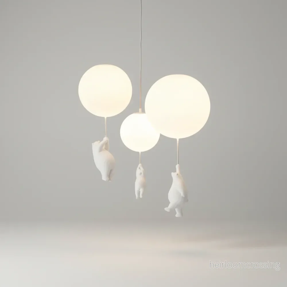 Lekfull barnrumslampa - BalloonBearo - Bild 2