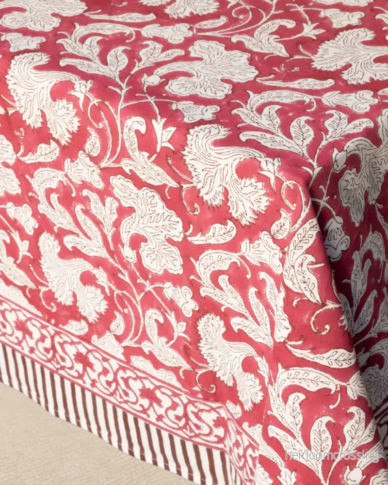 Tablecloth Maroon Water Lily Tablecloth Maroon Water Lily