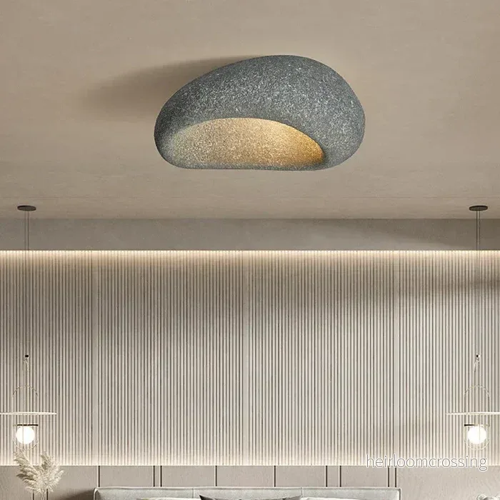Naturlig Wabi-Sabi Taklampa - SereneAura - Bild 3