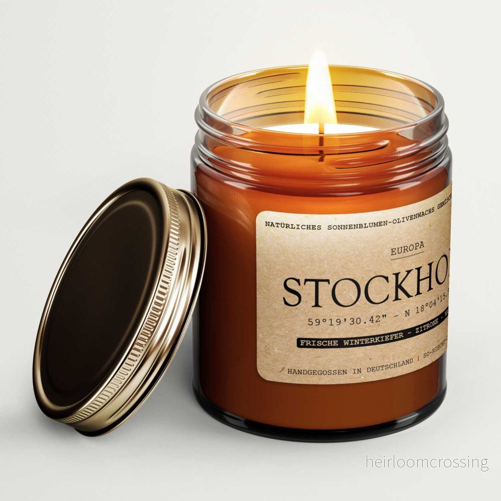 Stockholm Doftljus – Frisk Vintergran | Citron | Skogsträd - Bild 3