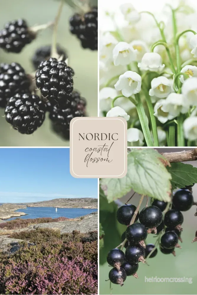 Doftljus i burk med träveke – björnbär & liljekonvalj – Nordic Coastal Blossom – Travel Candle - Bild 2