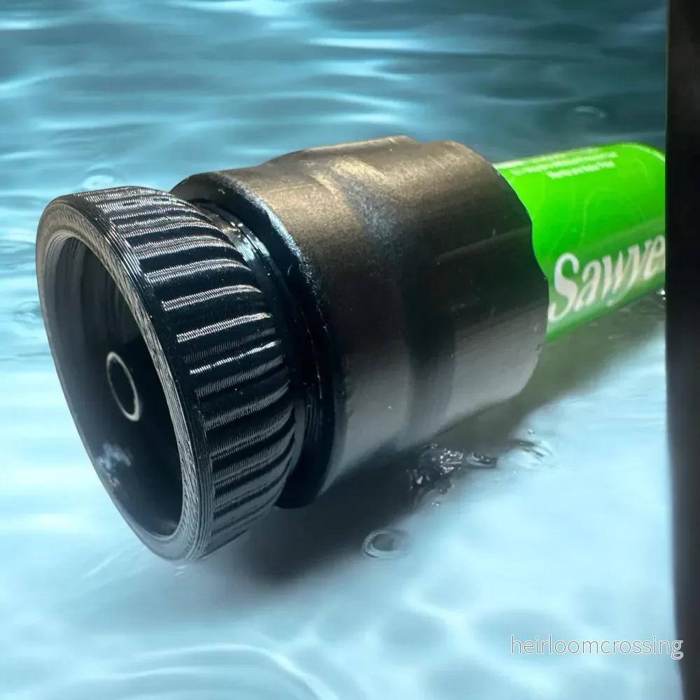 Adapter för nya PET flaskorna till Sawyer vattenfilter - Bild 2