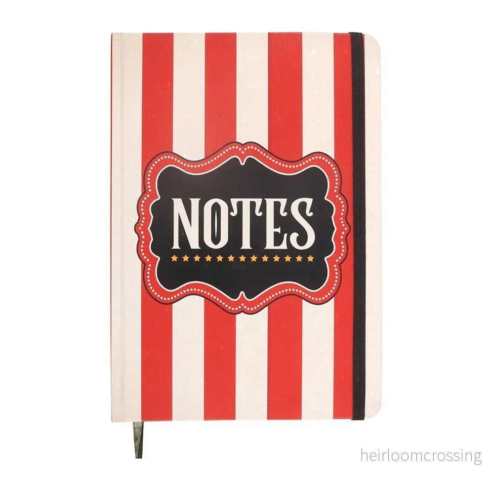 Red Circus Stripe A5 Notebook - Bild 2