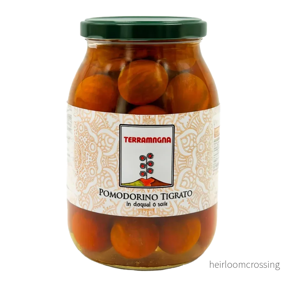 Pomodoro tigrato al naturale