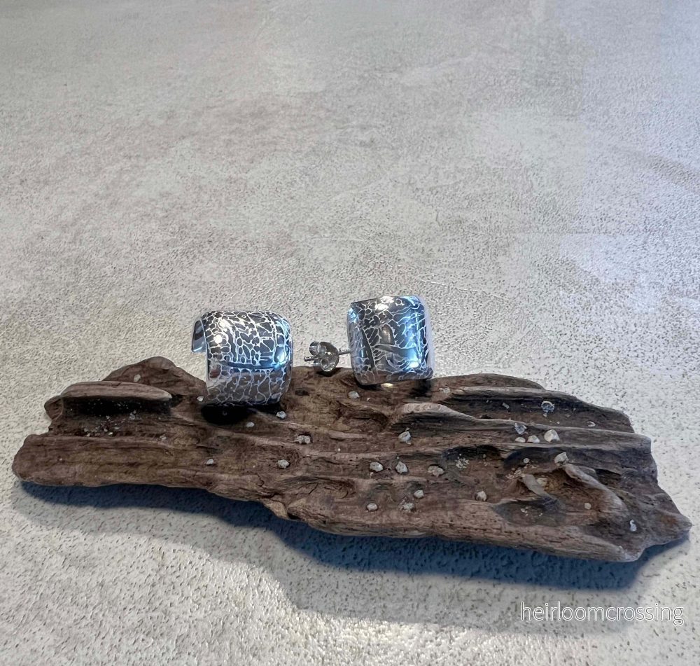 Silverörhängen creoler Ormbunke 2 - Bild 2