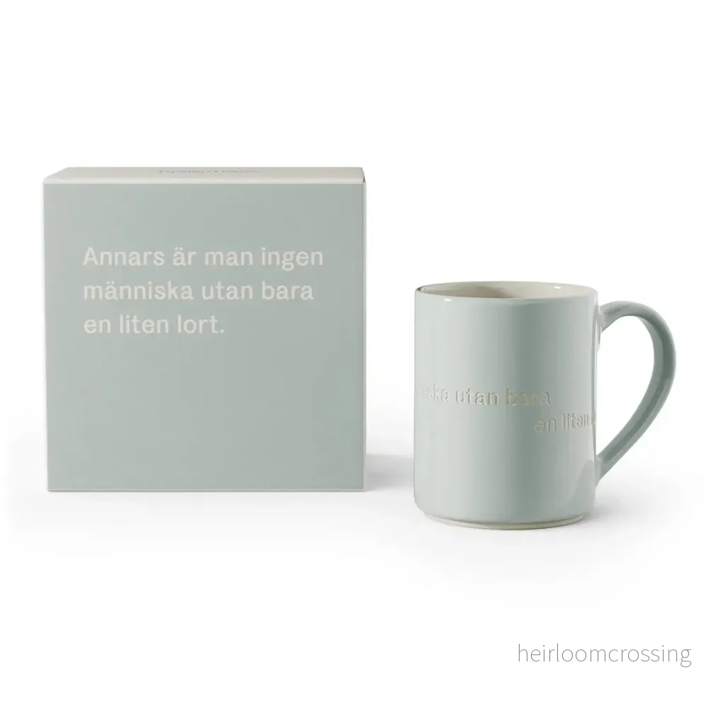 Astrid Lindgren Mugg – Annars är man ingen människa Astrid Lindgren Mugg – Annars är man ingen människa