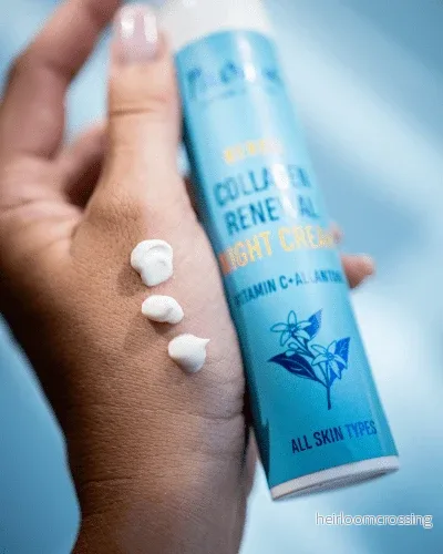 Kollagenförnyande Neroli Nattkräm - Anti-Aging med Vitamin C & E, 50ml - Bild 2