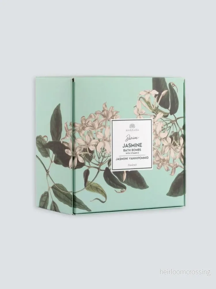 Lyxiga Jasmine Badbomber med Vitamin E - 4-pack - Bild 3