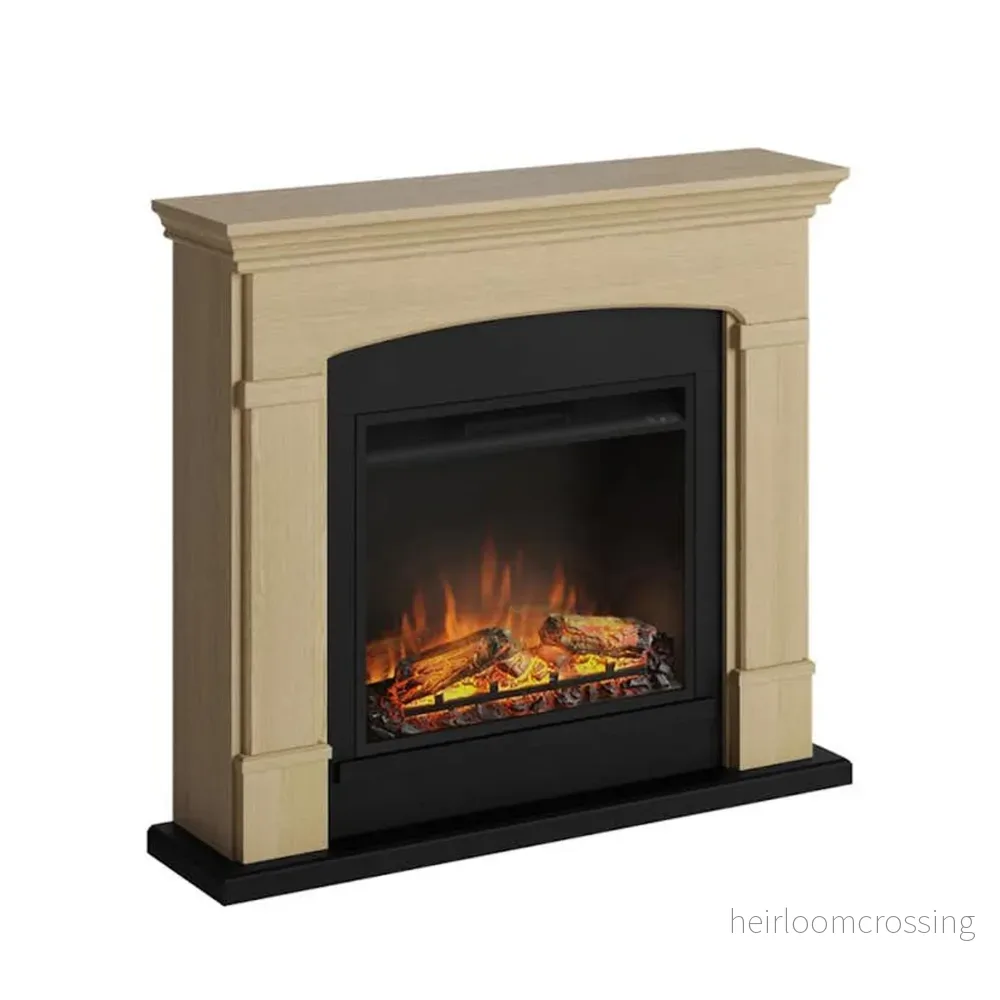 Elkamin TAGU Helmi Electric med PowerFlame Trä/Natur - Bild 2