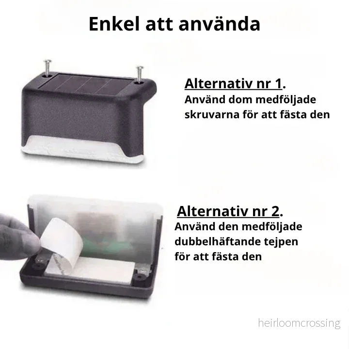 Solcelledrevet utendørslampe - Bild 3