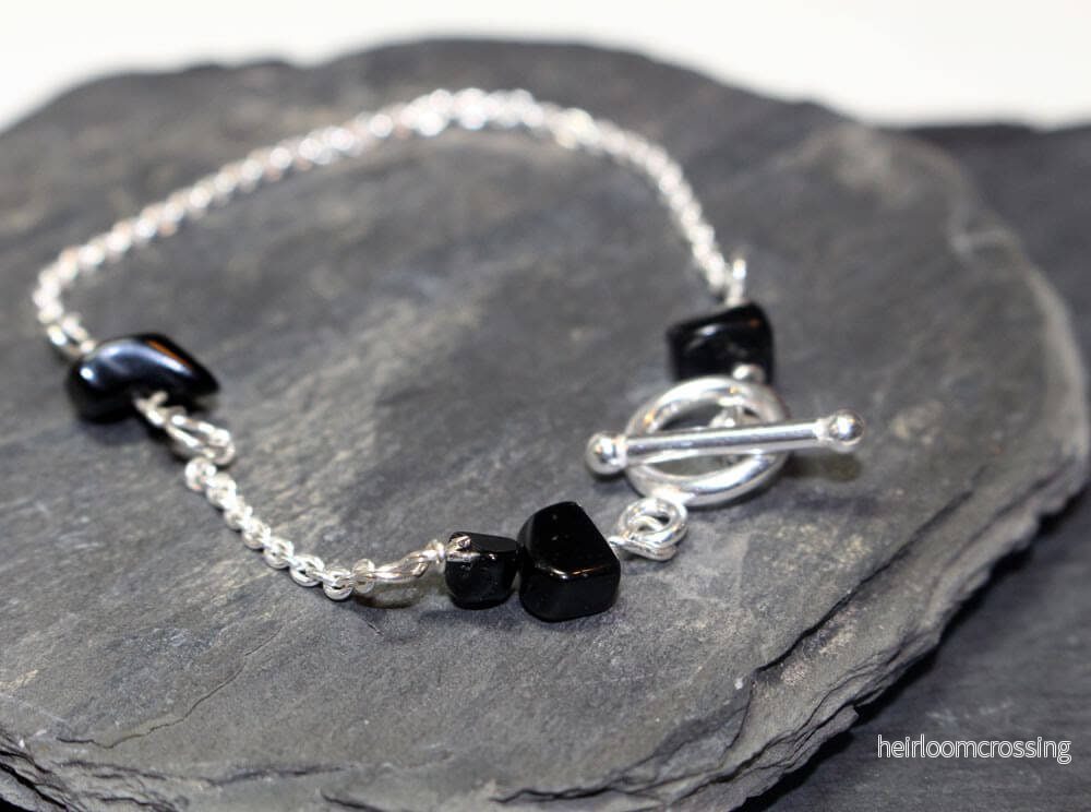 Silverarmband Sabina onyx Silverarmband Sabina onyx