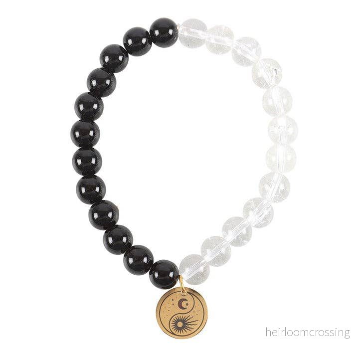 Yin & Yang kristallarmband – 1 st - Bild 3