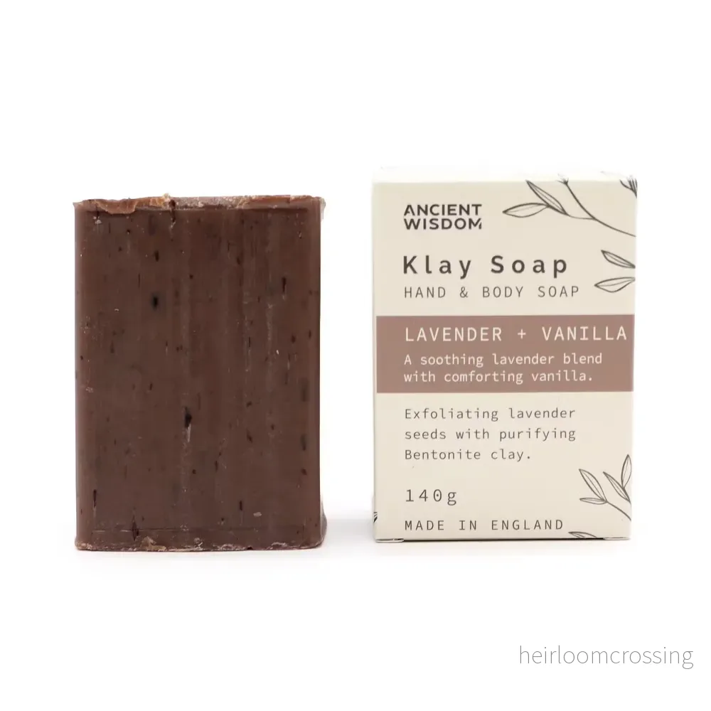 Lertvål – Lavendel & Vanilj 140 g Lertvål – Lavendel & Vanilj 140 g