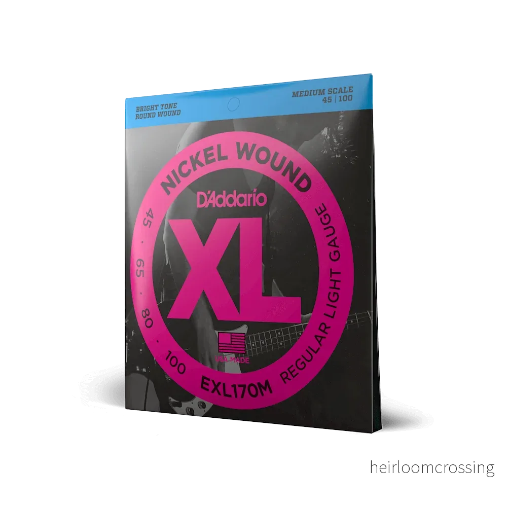XL Nickel Wound – 4 strängar – Medium Scale
