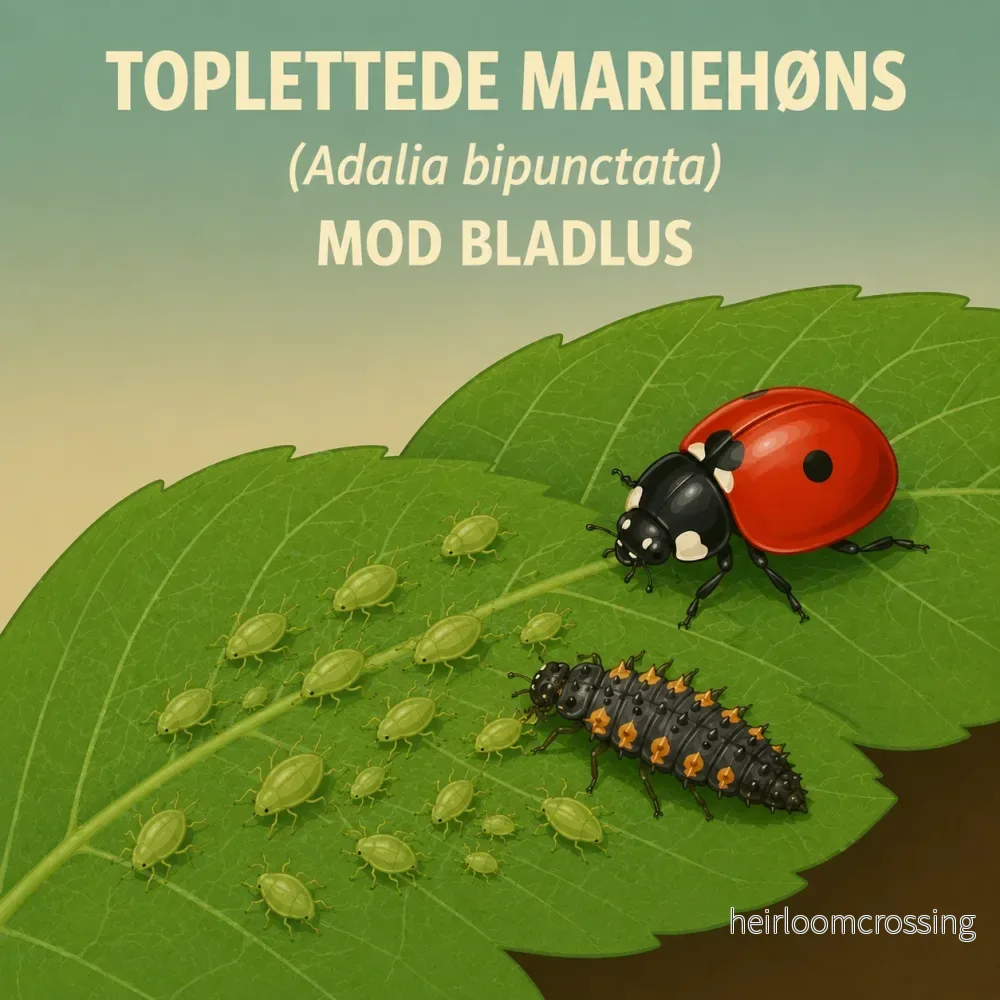 Tvåprickig nyckelpiga (Adalia bipunctata) (100 larver) | mot bladlöss Tvåprickig nyckelpiga (Adalia bipunctata) (100 larver) | mot bladlöss