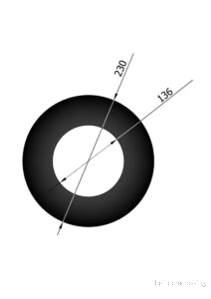 Täckring Kaminex Svart