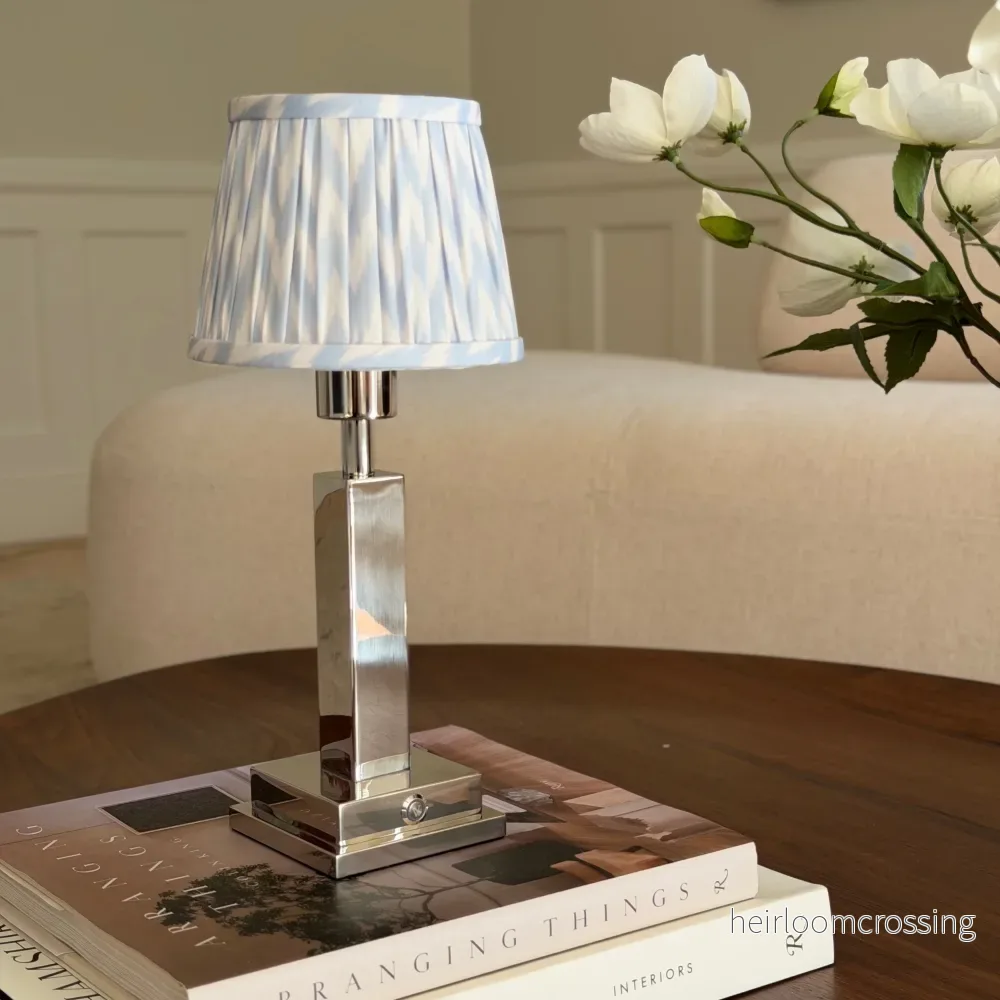 Lampshade Ikat Azure Small - Bild 2