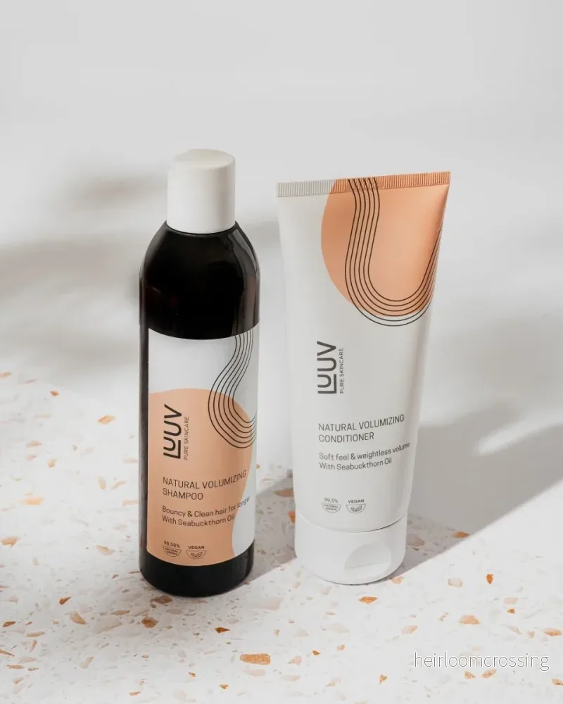 Schampo & Balsam Set Havtorn – Volymgivande för Fint Hår