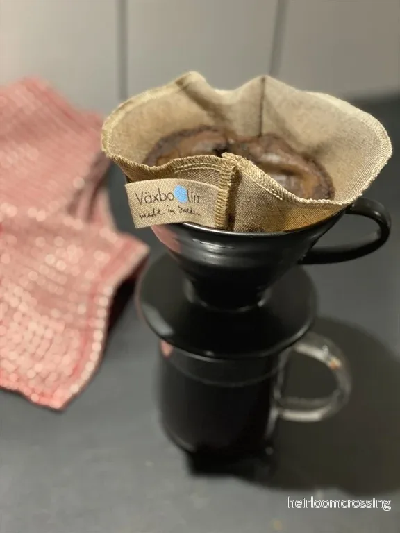Kaffefilter i lintyg - Bild 3