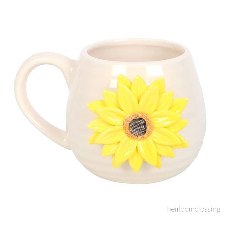Solrosmugg i Keramik – Summer Sunflower