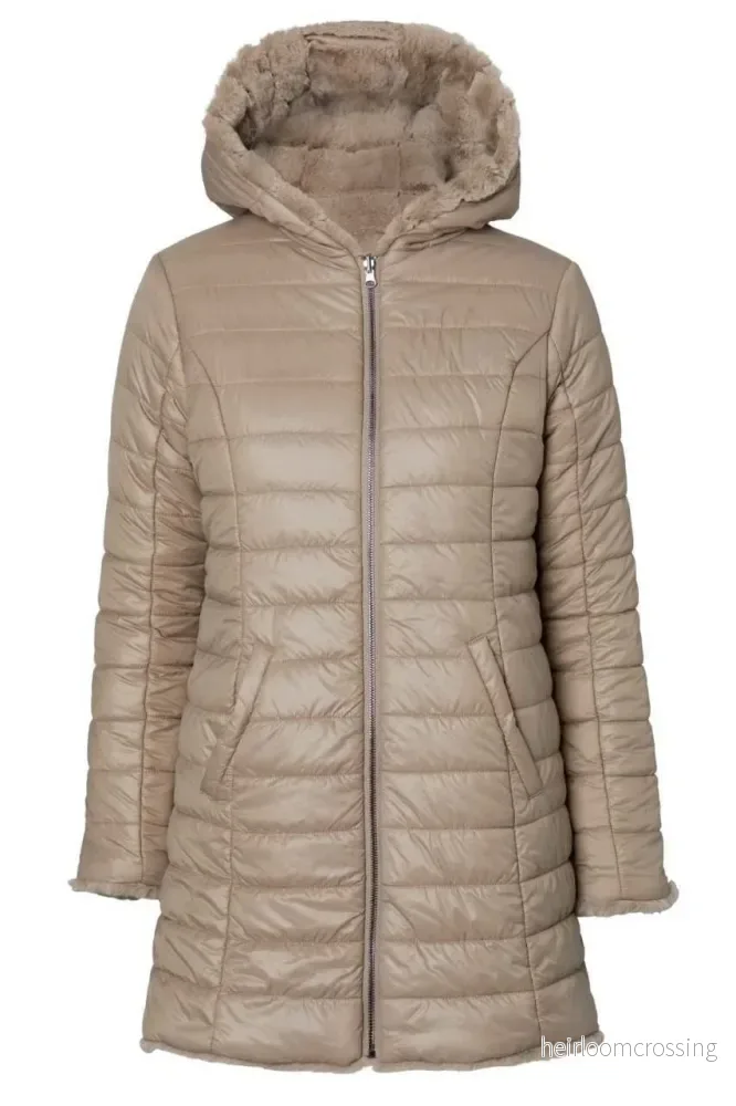 Hollies Piper Dubbelsidig vändbar Kappa Taupe Hollies Piper Dubbelsidig vändbar Kappa Taupe