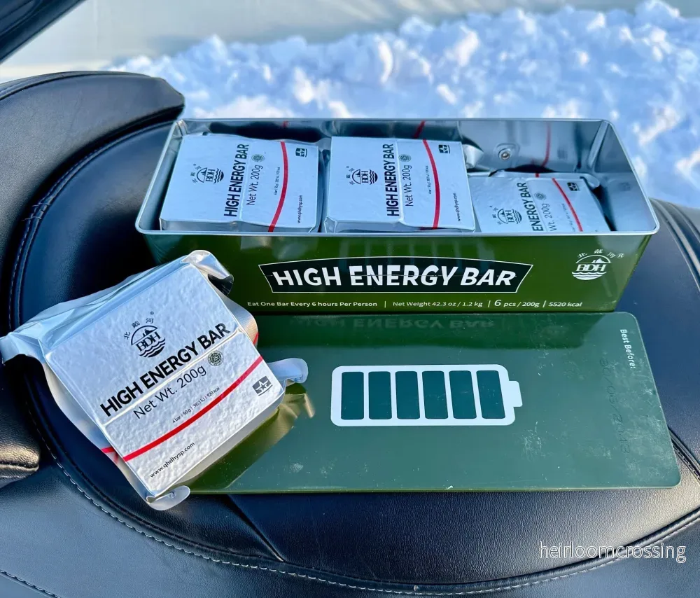 Nödkakor i plåtburk för snygg och säker förvaring 6x200 gr