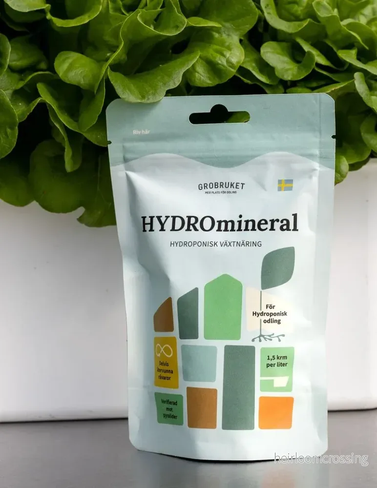 Hydromineral – Hydroponisk växtnäring 200g räcker till 200 liter vatten Hydromineral – Hydroponisk växtnäring 200g räcker till 200 liter vatten