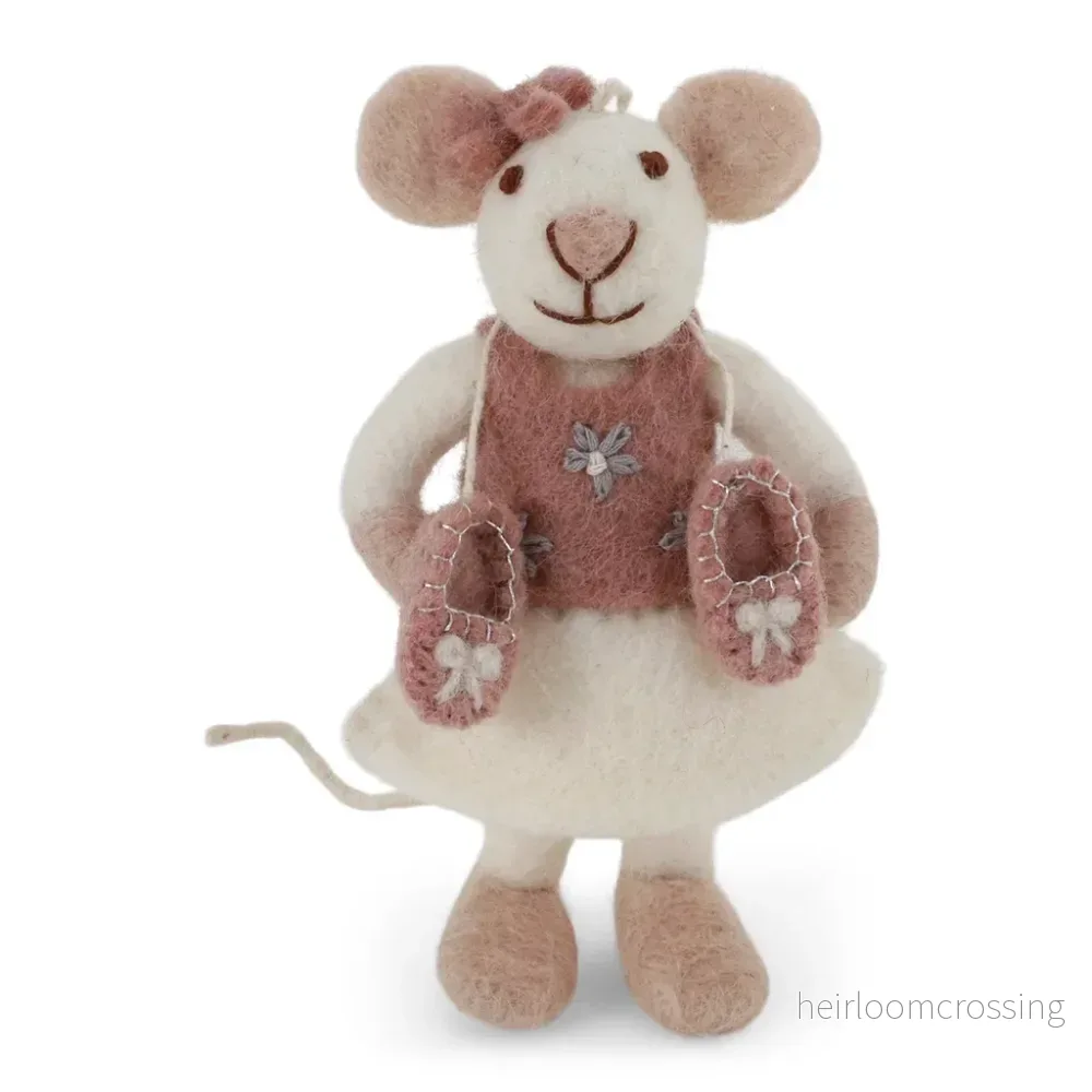 Tovad vit ballerina-mus Tovad vit ballerina-mus