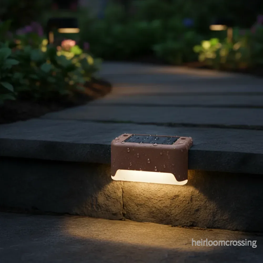 Solcellsdriven LED-trappbelysning - StepLuma