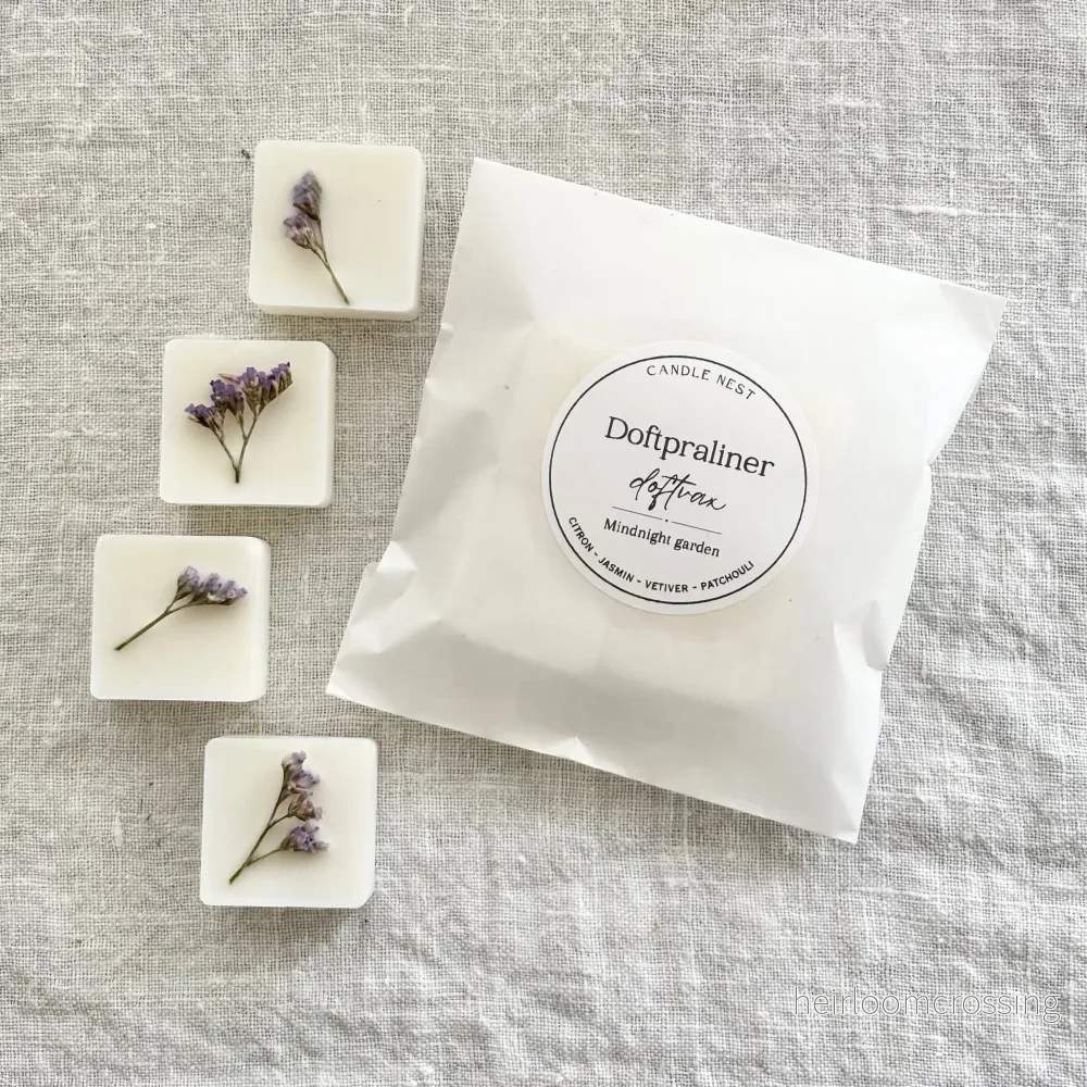 Doftvax – jasmin, citron & vetiver för aromalampa – Midnight garden (4 Doftpraliner™) Doftvax – jasmin, citron & vetiver för aromalampa – Midnight garden (4 Doftpraliner™)