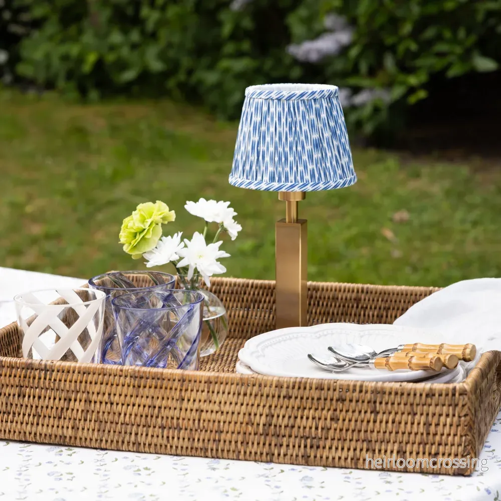 Lampshade Blue Ikat Small - Bild 2