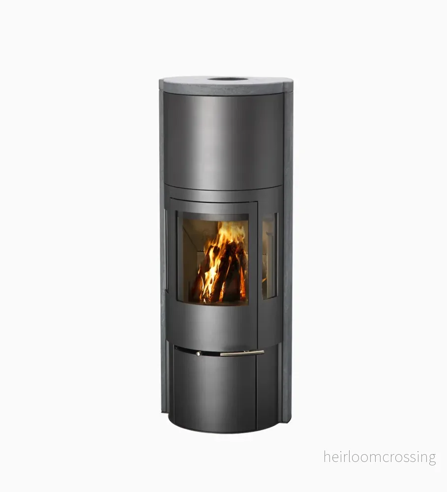 Braskamin Sveaflame KE 3070 Täljsten Grå WellDone