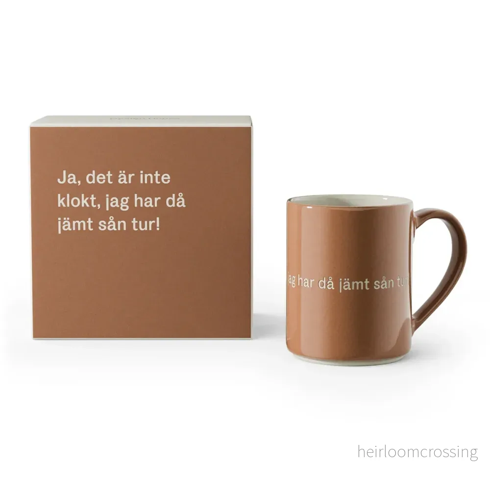 Astrid Lindgren Mugg – Ja, det är inte klokt