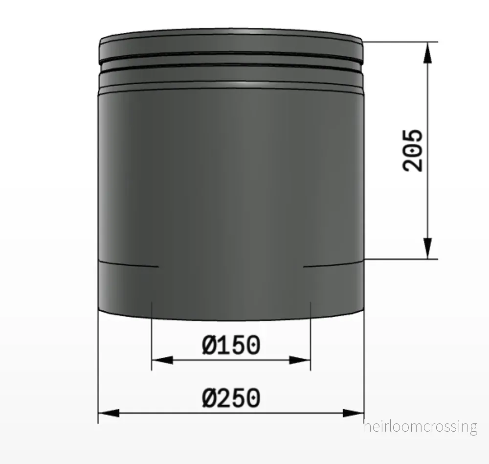 Skorsten Schiedel Raklängd PMS50/150