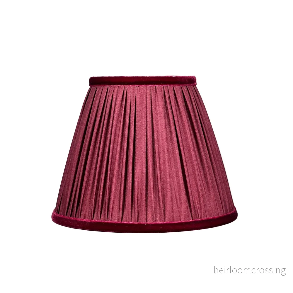 Athena Silver Rechargeable Table Lamp (Burgundy) - Bild 2
