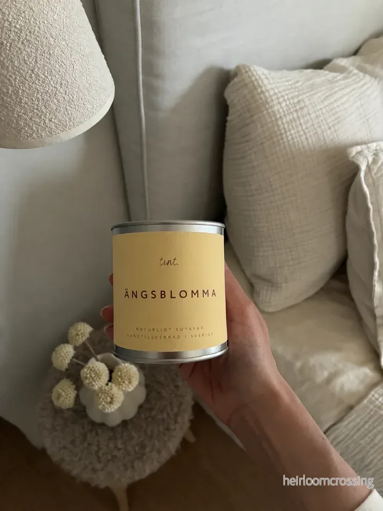 Ängsblomma – Handgjort doftljus från soyavax | Studio Tint