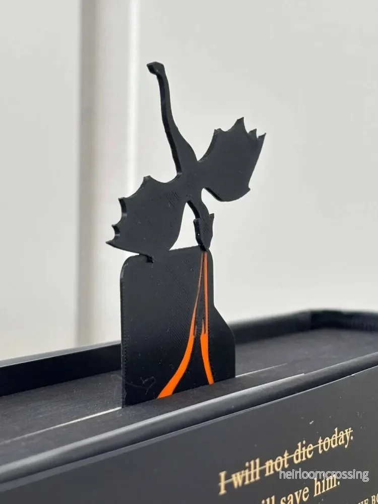 Bookmark – Dragon With Flames - Bild 3