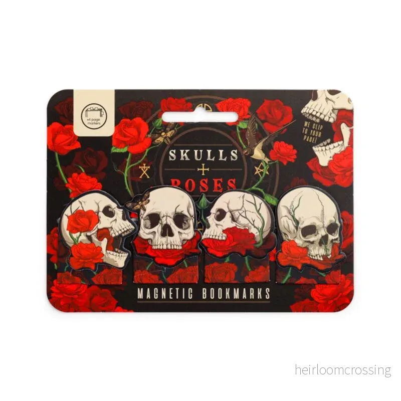 Skulls & Roses Magnetic Bookmark - Bild 2