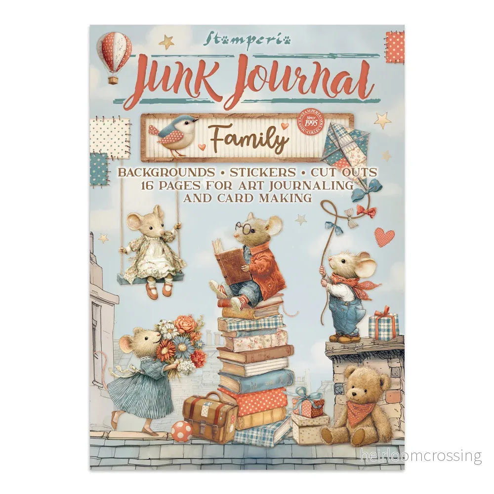 Printed Art Junk journal: stickers, cut-outs, backgrounds for Art and Craft – Family Printed Art Junk journal: stickers, cut-outs, backgrounds for Art and Craft – Family