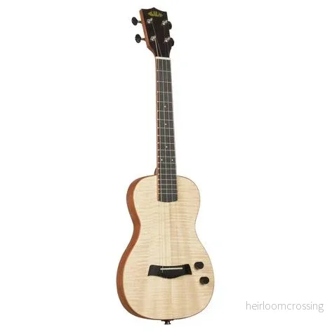 Solid Body Electric Flame Maple Tenorukulele - Bild 2