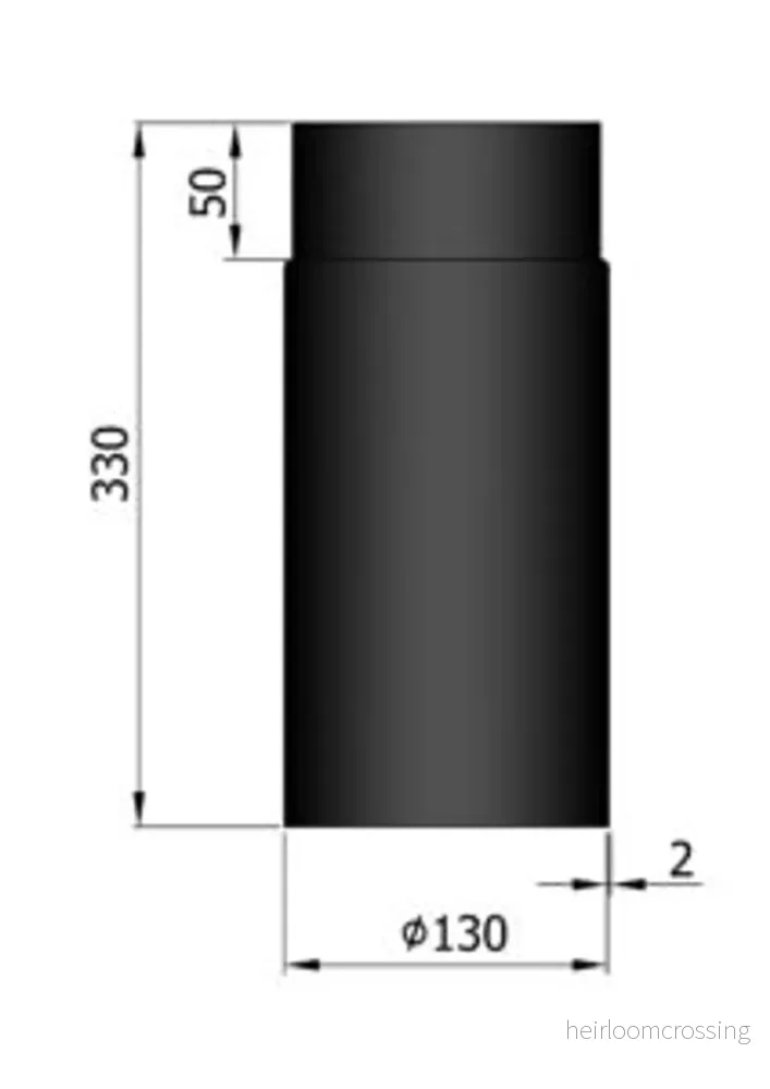 Rökrör Kaminex Rak längd Rökrör Kaminex Rak längd