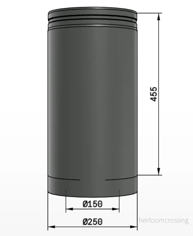 Skorsten Schiedel Raklängd PMS50/150 Skorsten Schiedel Raklängd PMS50/150