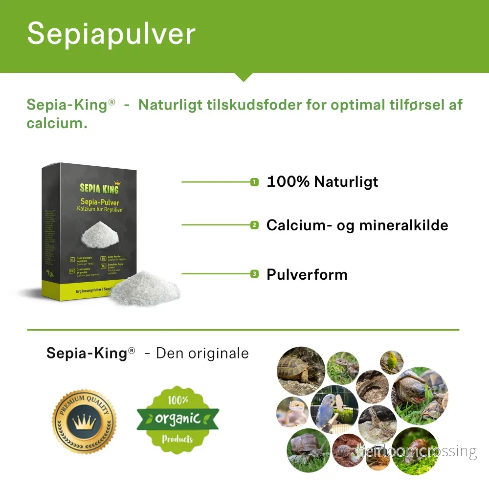 Bläckfiskskal, pulver (50g) - Bild 3