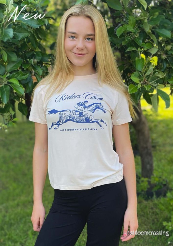 Riders Club derby T-shirt ljusrosa junior Riders Club derby T-shirt ljusrosa junior